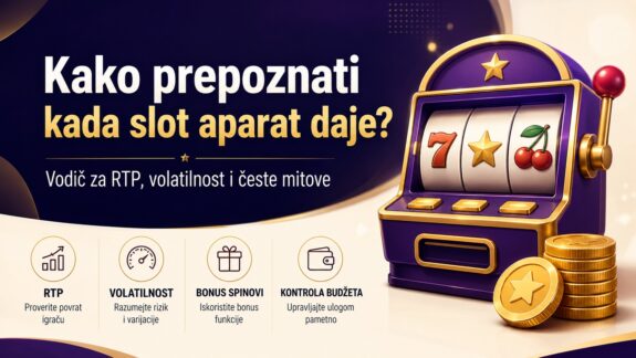 Kako prepoznati kada slot aparat daje