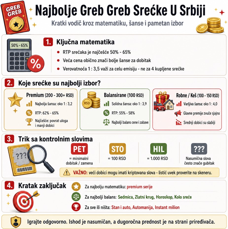 Koje su najbolje greb greb srećke u Srbiji infografika