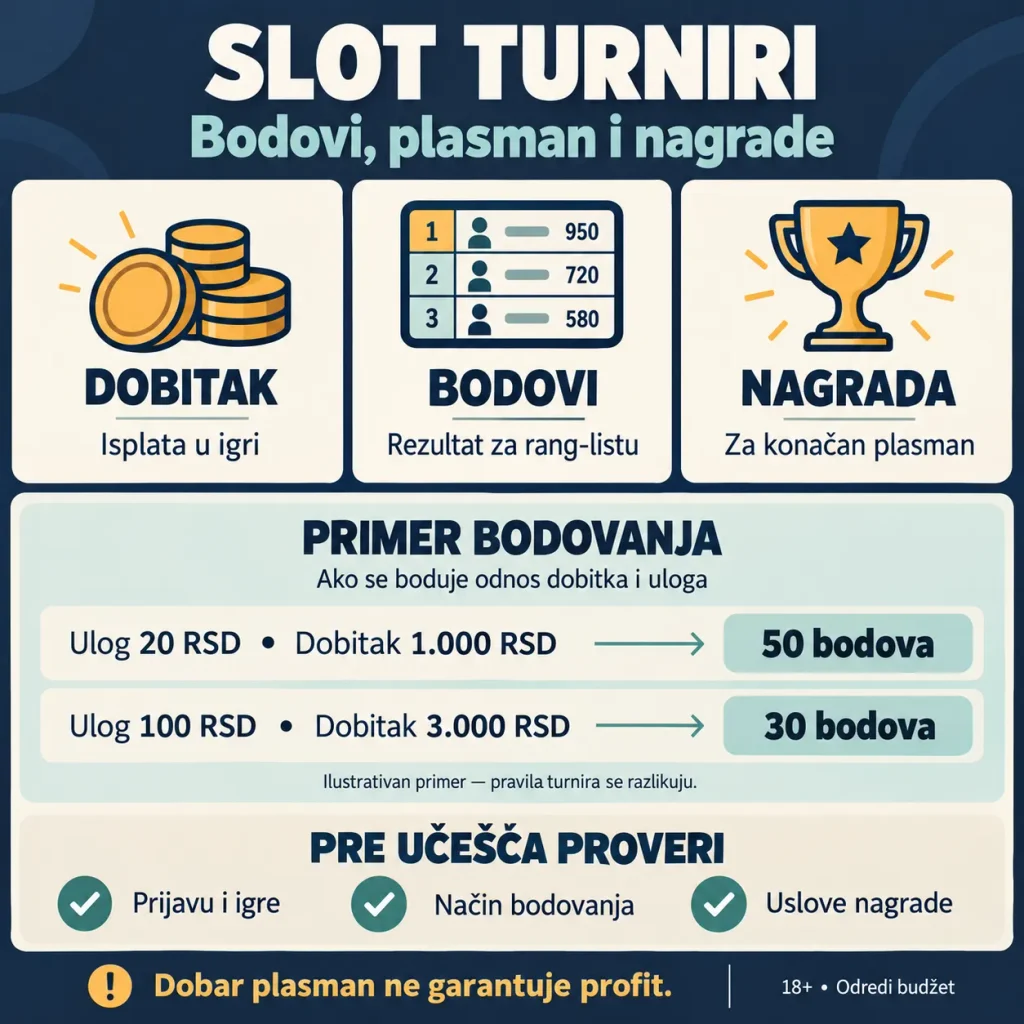 Slot turniri infografika